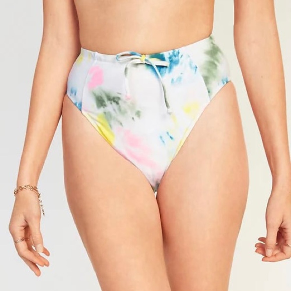 CLEARANCE Old Navy—High-Waisted Tie-Dye Bikini Swim Bottom NWT - Picture 2 of 12